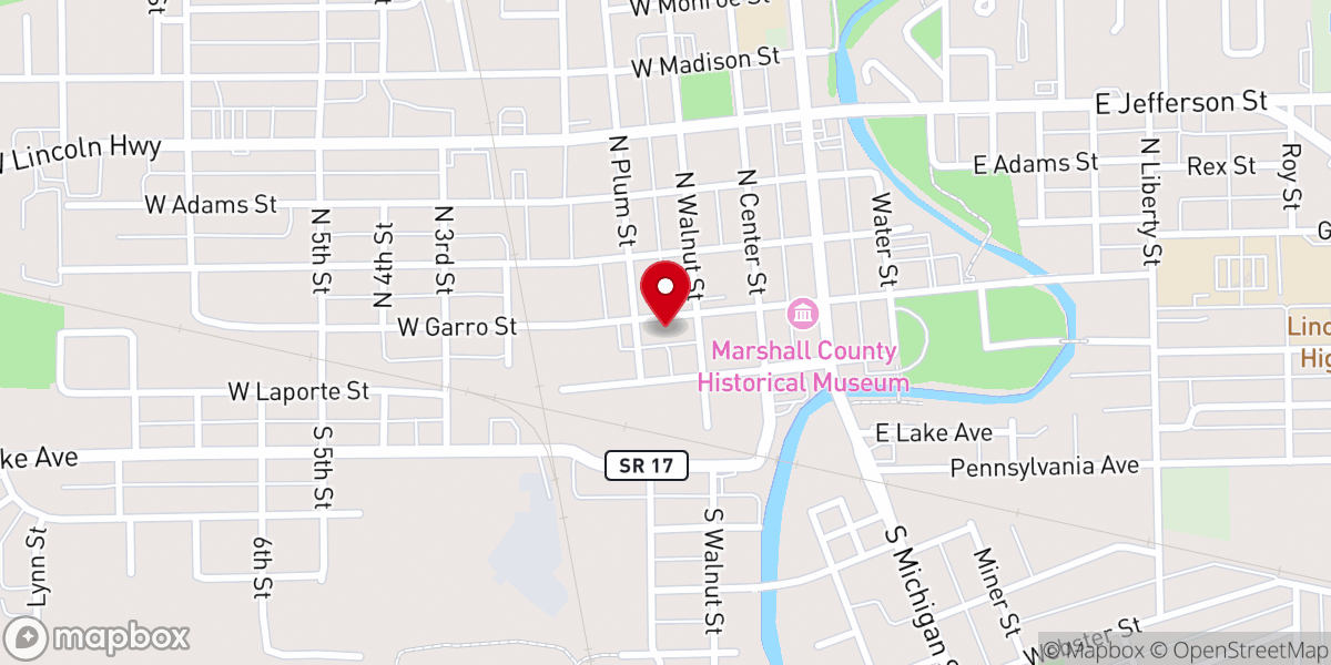 Map showing location of Garden Court Downtown