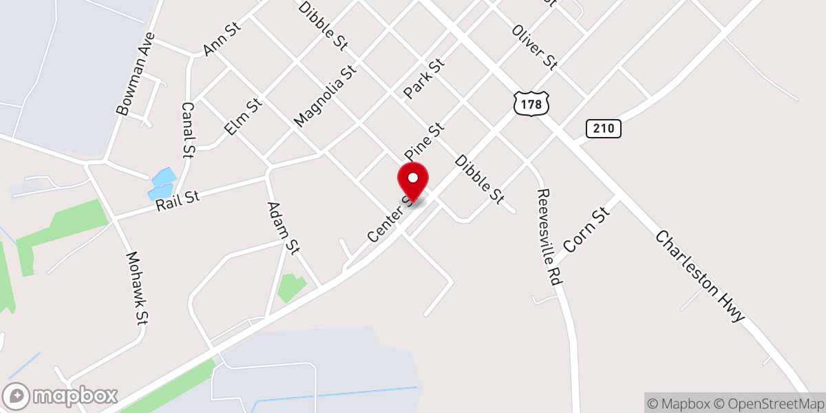 Map showing location of New Covenant Church
