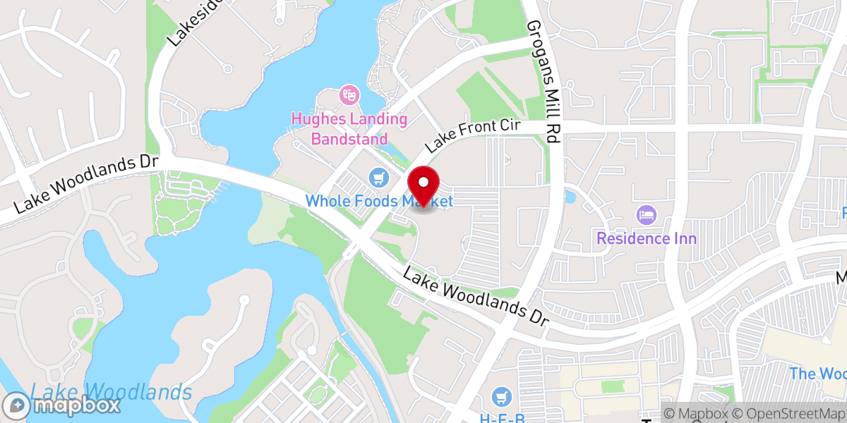 Map showing location of Harvest Worship Center