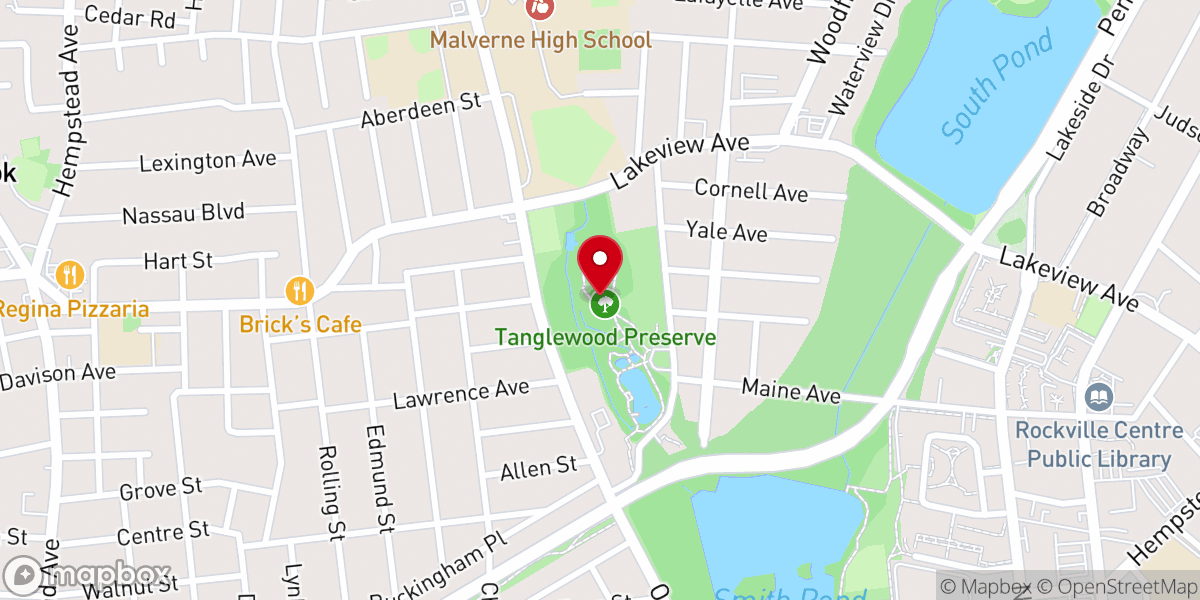 Map showing location of Center for Science Teaching and Learning @ Tanglewood Preserve