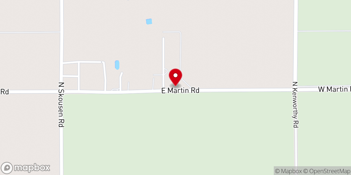 Map showing location of Cornerstone Community Church