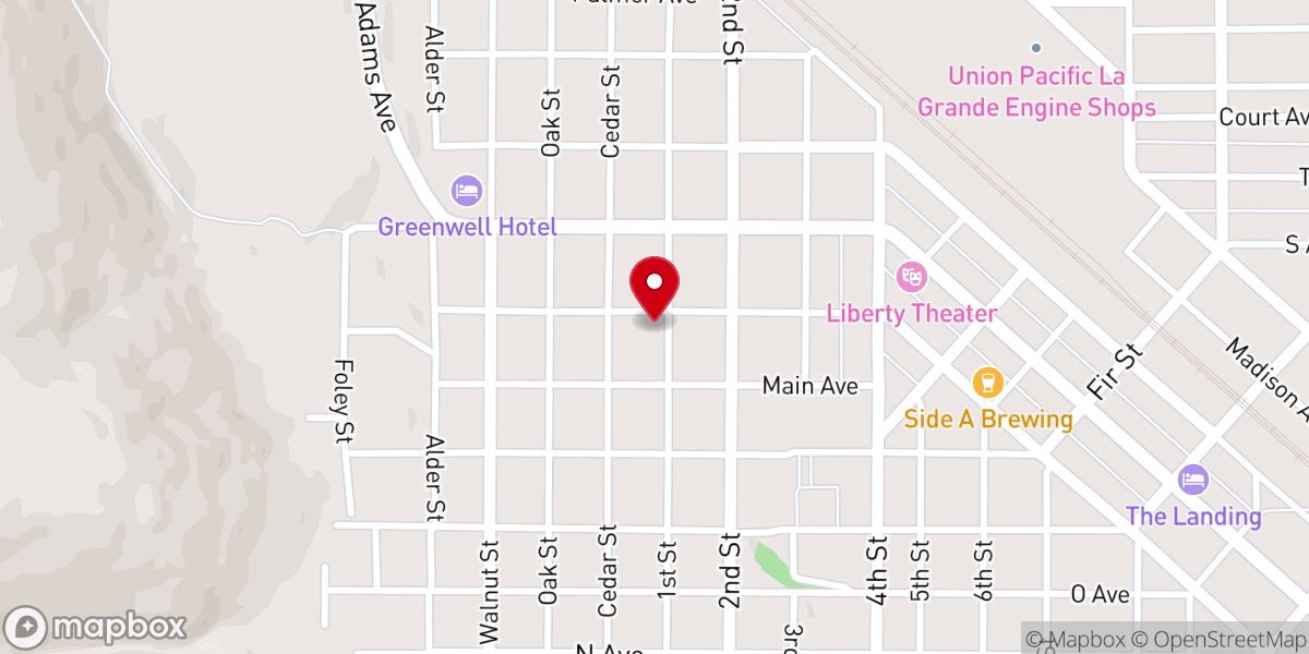 Map showing location of A Place to Pray