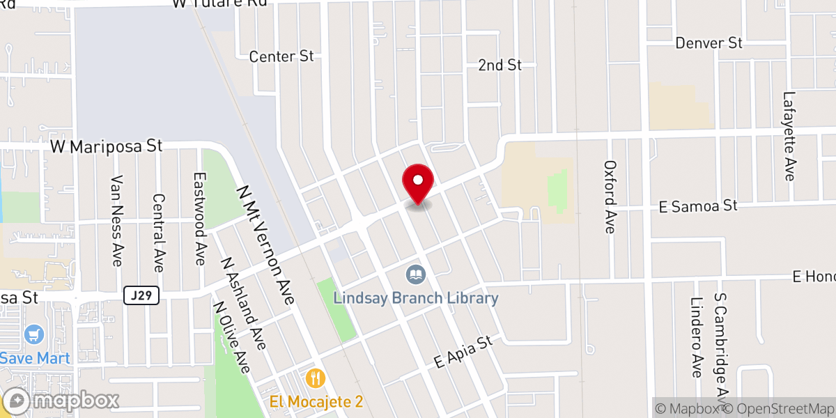 Map showing location of Centro Cristiano La Puerta Abierta
