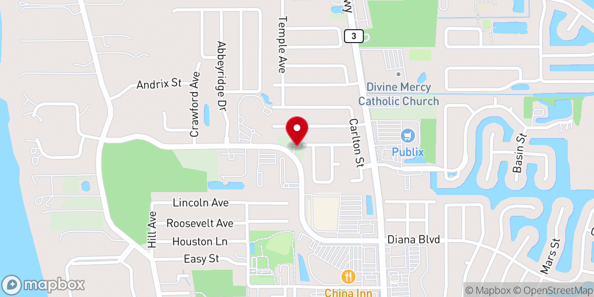 Map showing location of Launch Point Church of the Nazarene