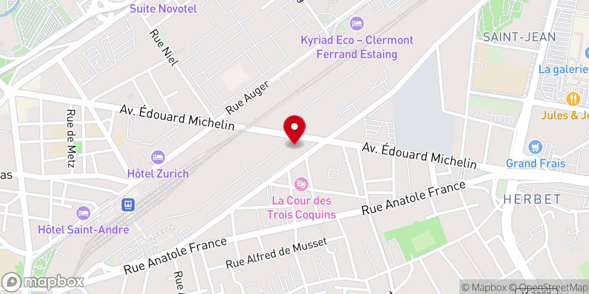Map showing location of Mission Gospel Centre