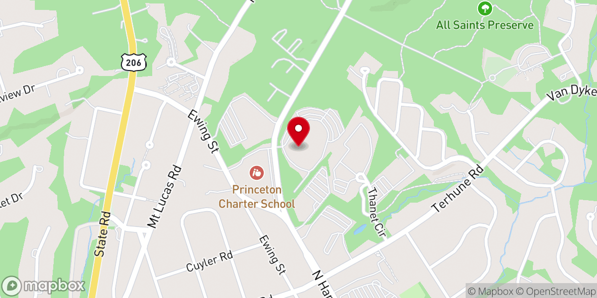 Map showing location of Church & Dwight Co.