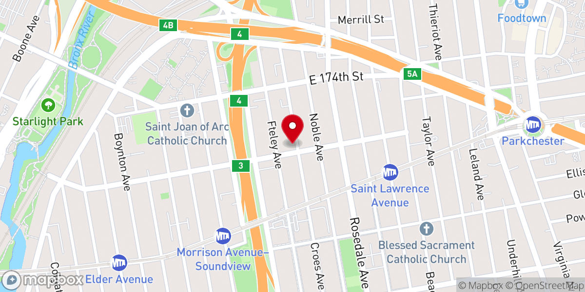 Map showing location of Iglesia Cristiana Estanque De Siloe Capellanee Internacional Inc