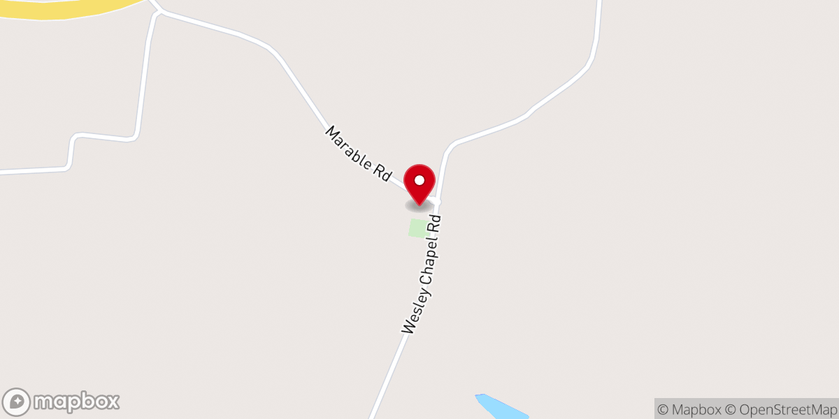 Map showing location of Christ Community Church
