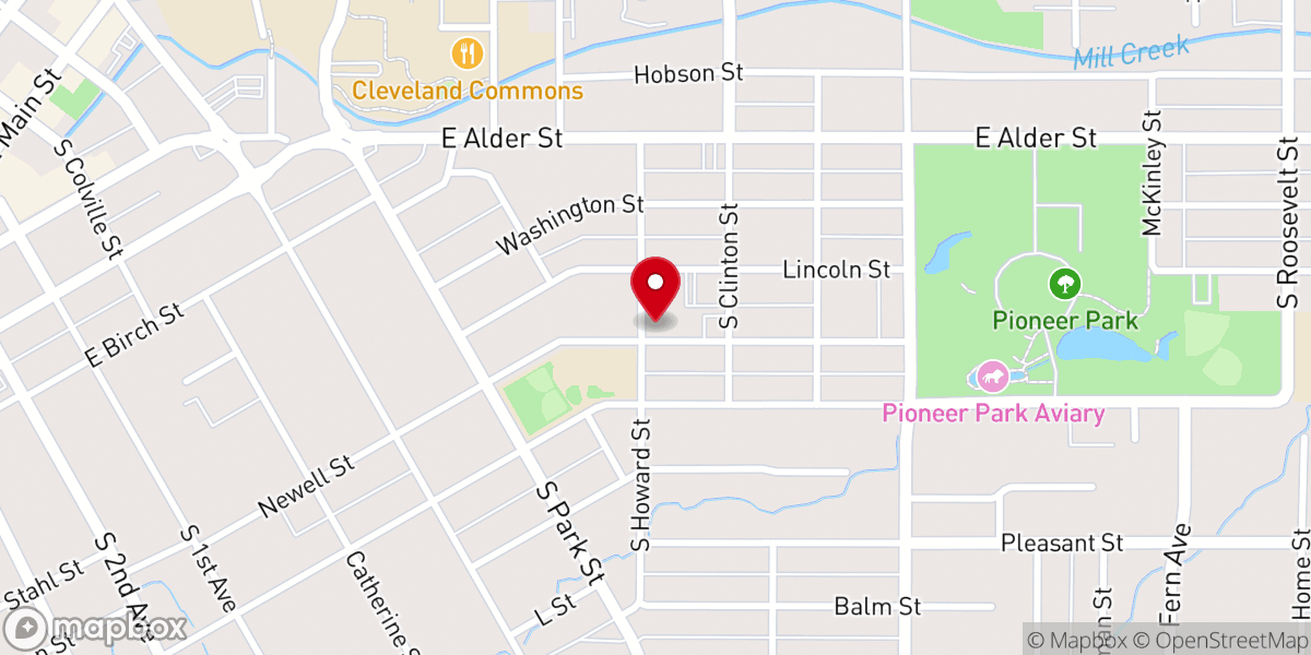 Map showing location of St. Silouan Orthodox Church