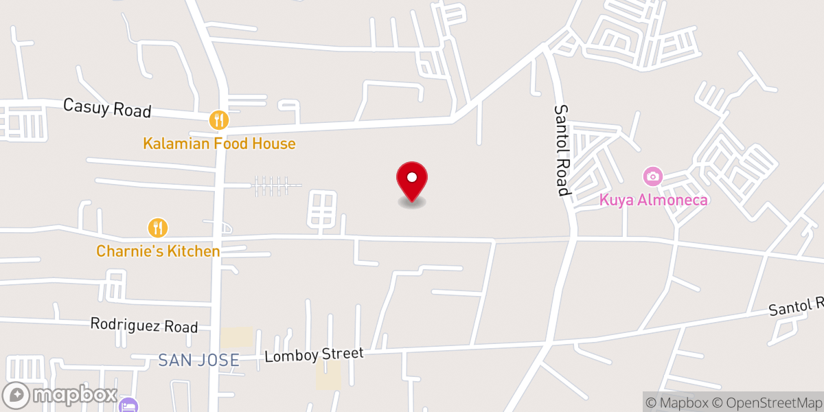 Map showing location of PLWM Palawan Galilee Retreat Center