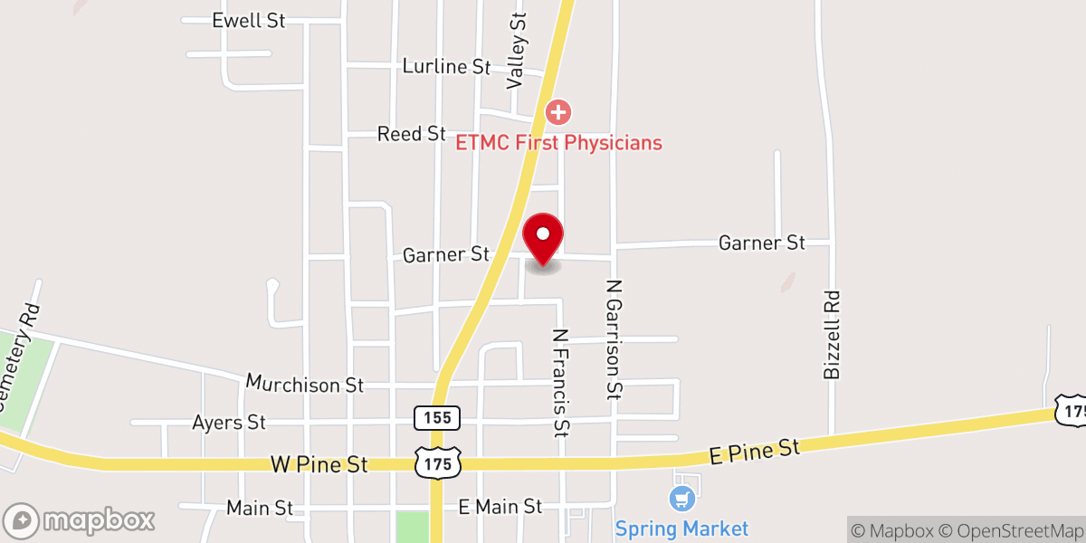 Map showing location of First Baptist Church Frankston