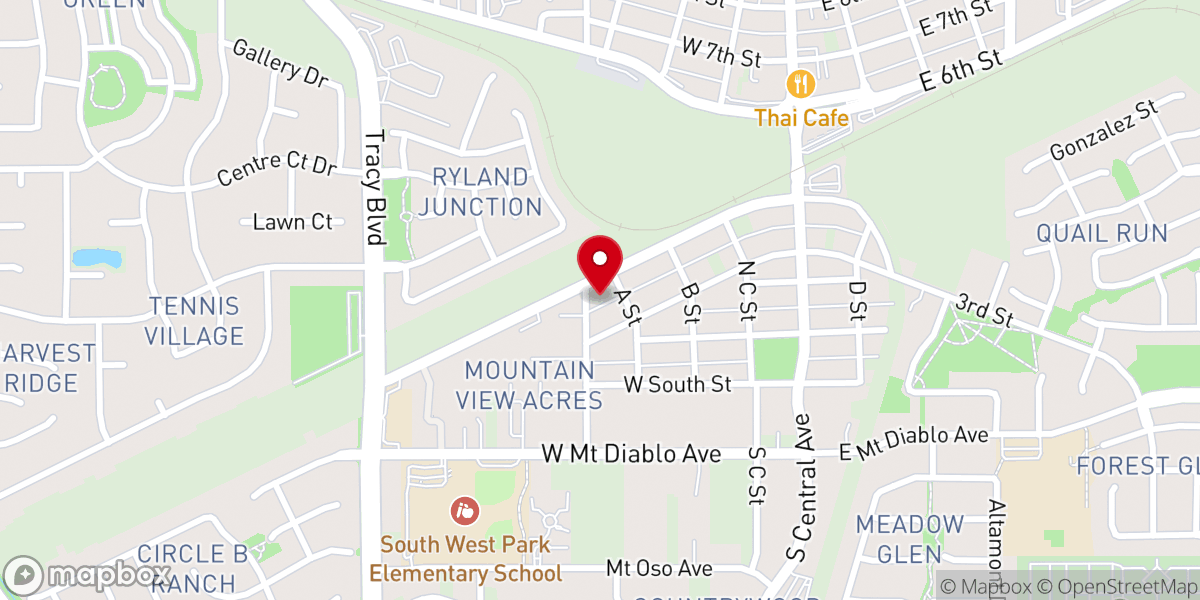 Map showing location of Bethlehem Church of God in Christ