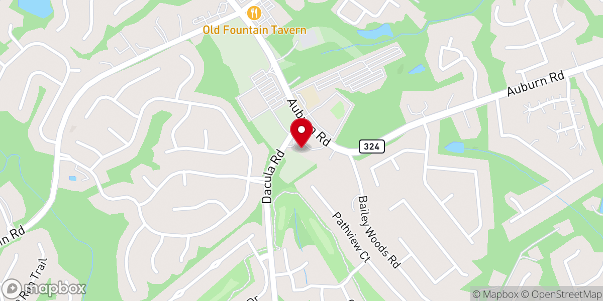 Map showing location of New Covenant Church