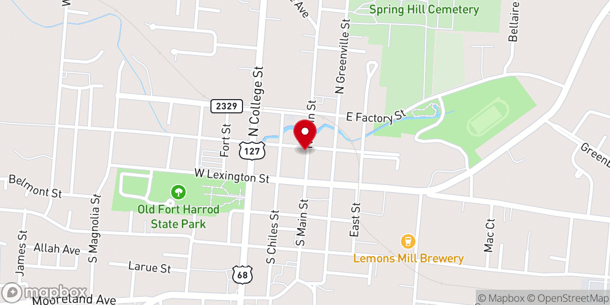 Map showing location of Mercer Transformation