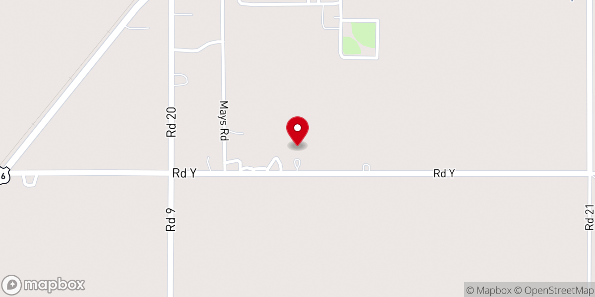 Map showing location of Moscow Baptist Church