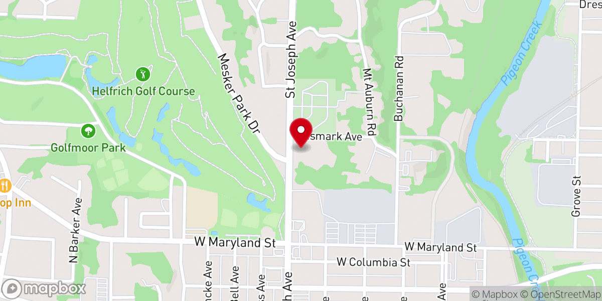 Map showing location of Renew Christian Church