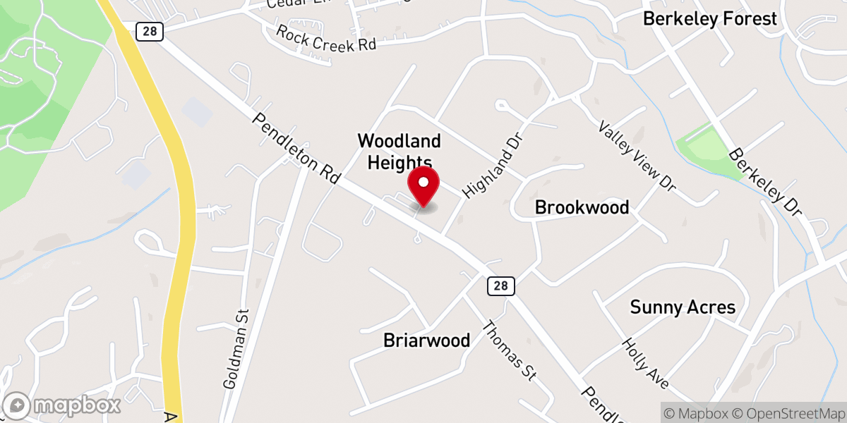 Map showing location of Unitarian Universalist Fellowship of Clemson
