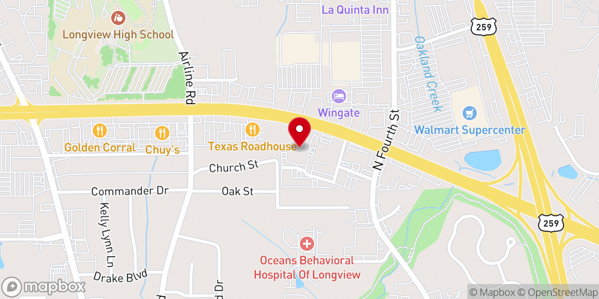 Map showing location of Tct&lol Inc