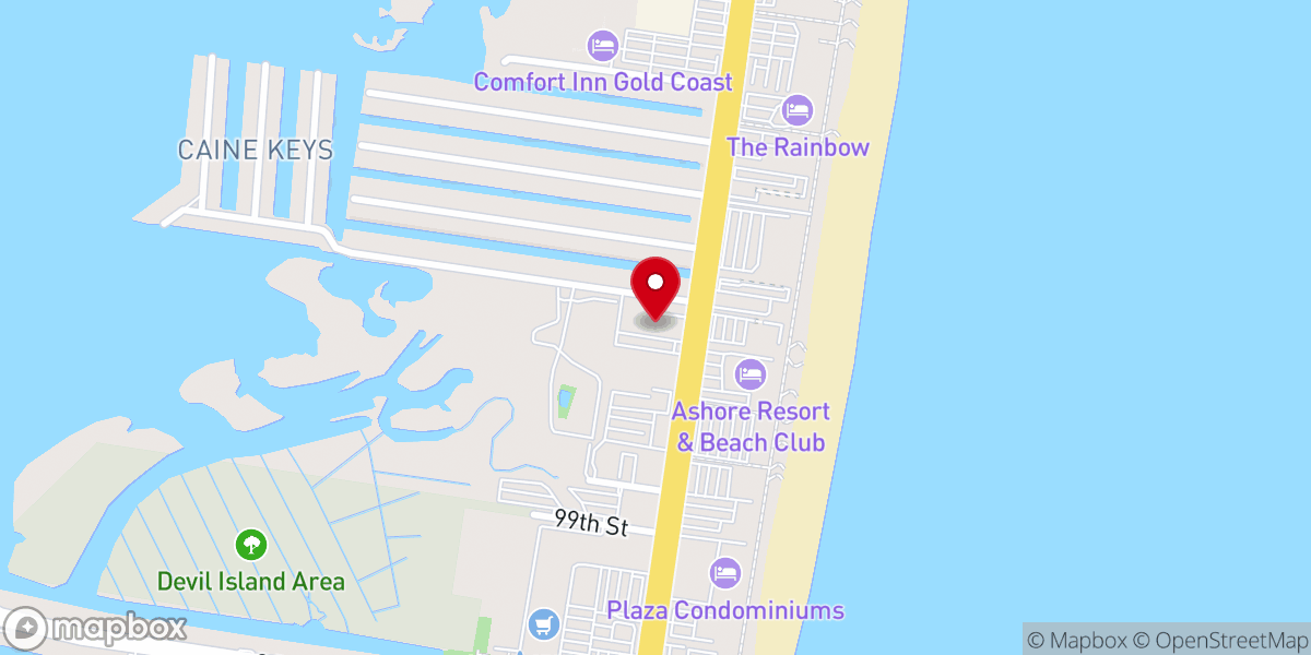 Map showing location of Saint Peter's Lutheran Church