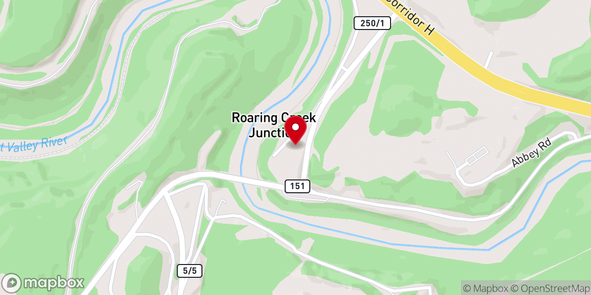 Map showing location of Kynette Methodist Church