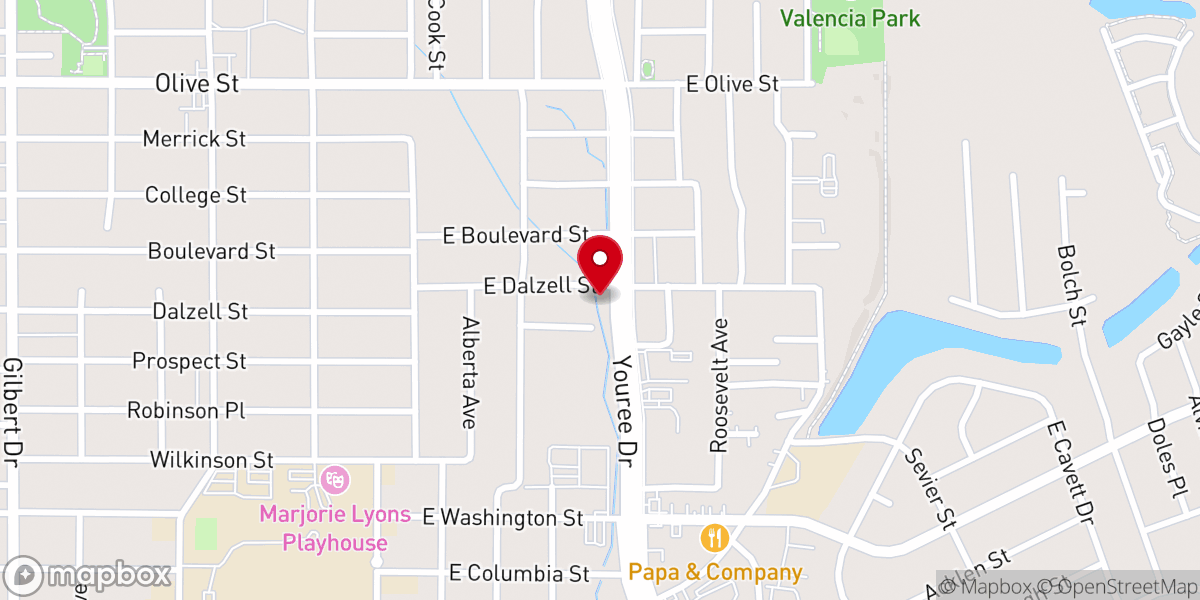 Map showing location of Macedonia Baptist Church