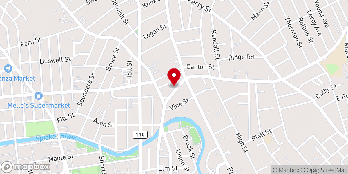 Map showing location of Ministerio Apostolico Rev. Jose A. Santos Jr