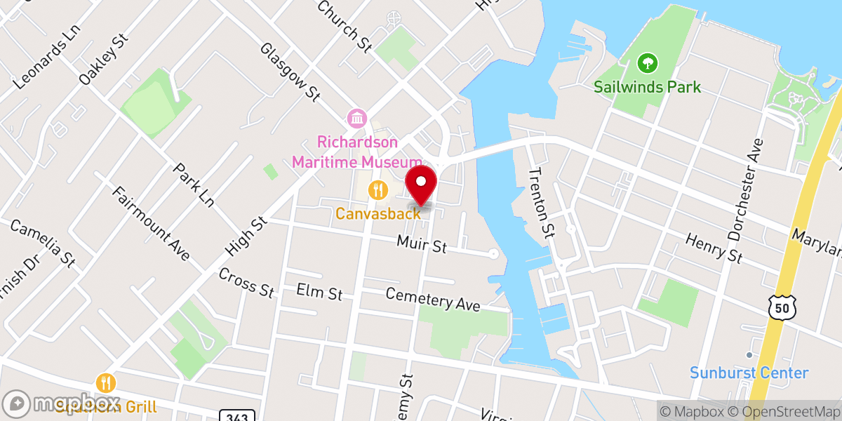 Map showing location of The River