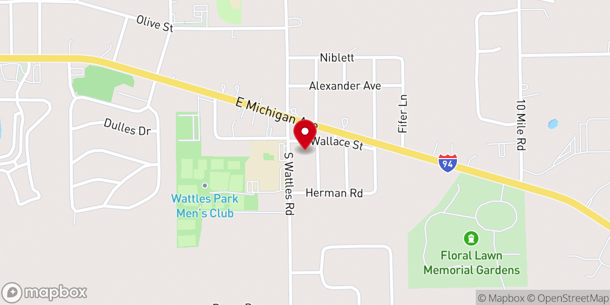 Map showing location of Wattles Park Baptist Church