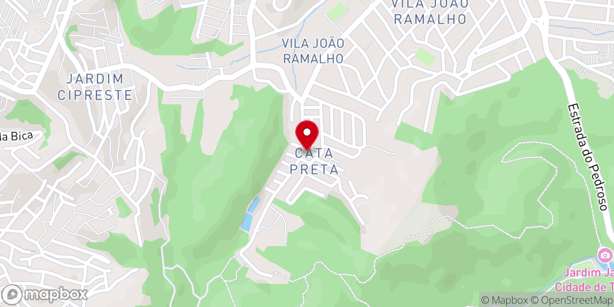 Map showing location of Comunidade São José Operario e Beata Catarina Cittadini - Espaço Cultural Pe Attilio Taricco