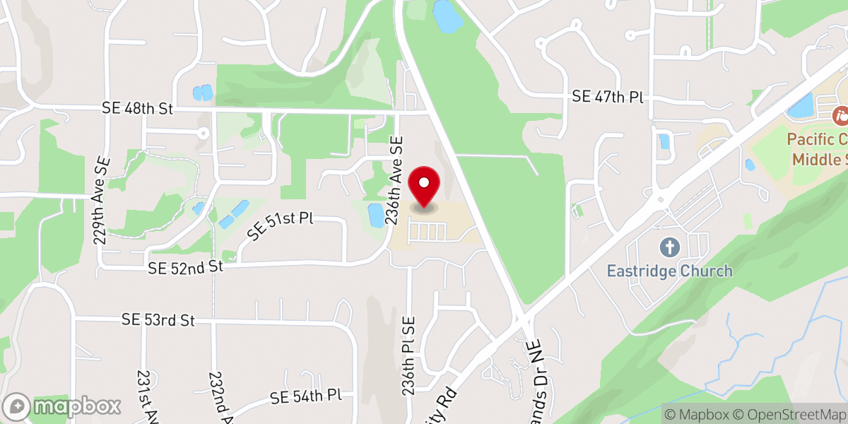 Map showing location of Soma Eastside Church