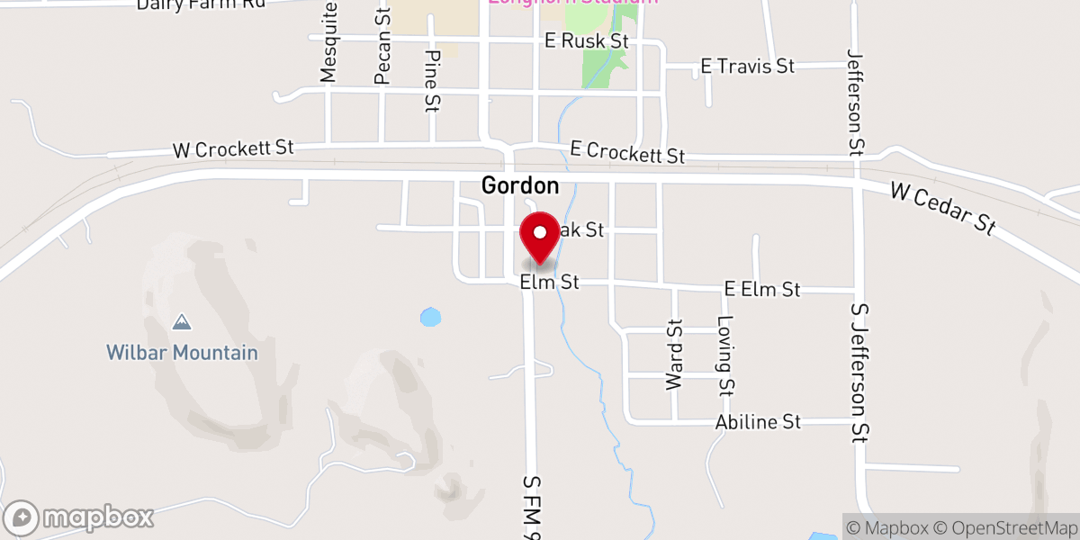Map showing location of Parsonage Methodist
