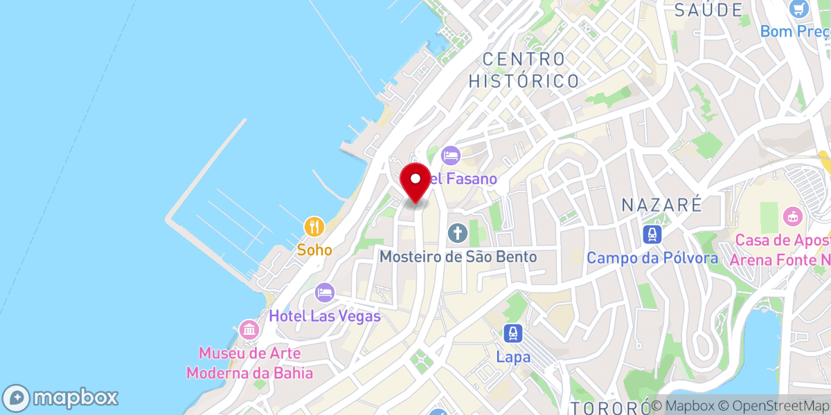 Map showing location of Igreja Batista Dois de Julho