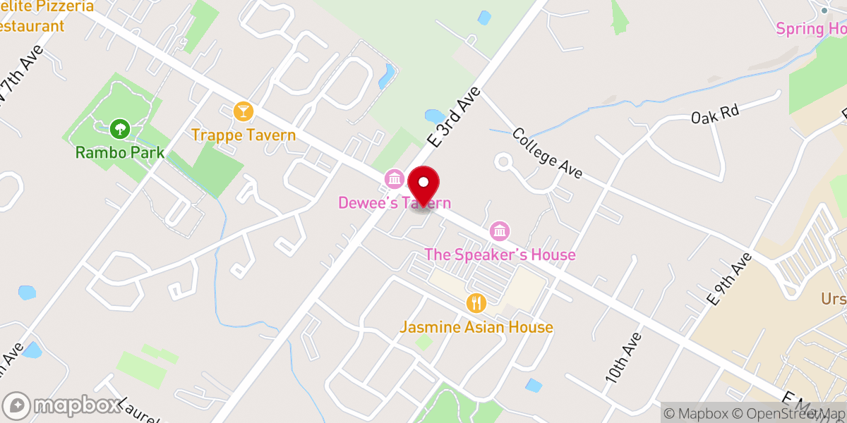 Map showing location of St Luke's Fellowship Church