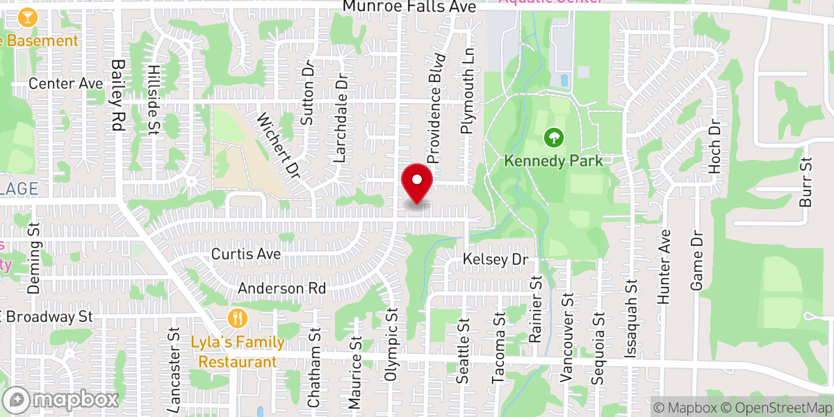 Map showing location of Cuyahoga Falls Assembly