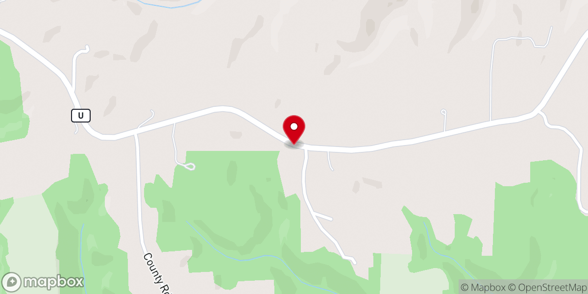 Map showing location of Friendship Freewill Baptist Church