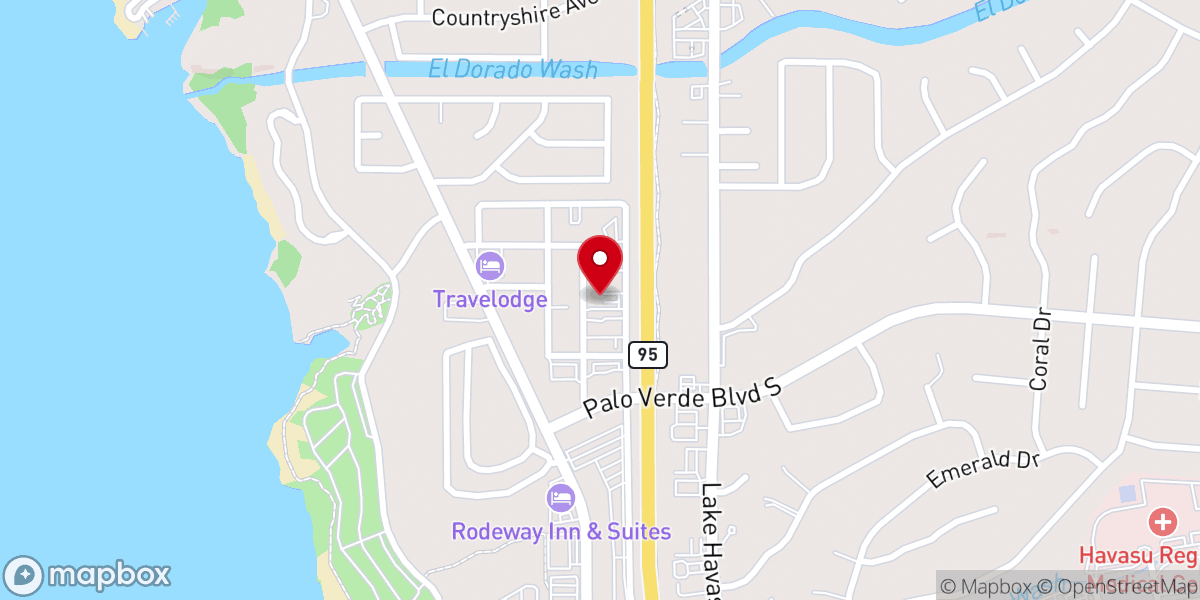 Map showing location of The Wedding Specialist