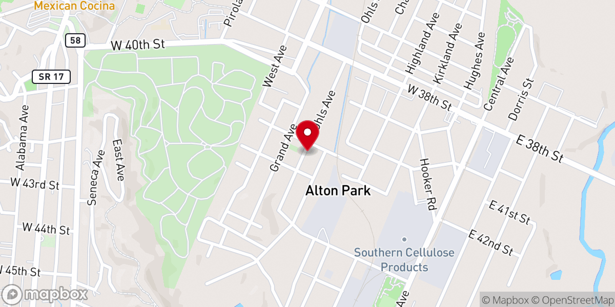 Map showing location of St. Bartholomew Orthodox Church