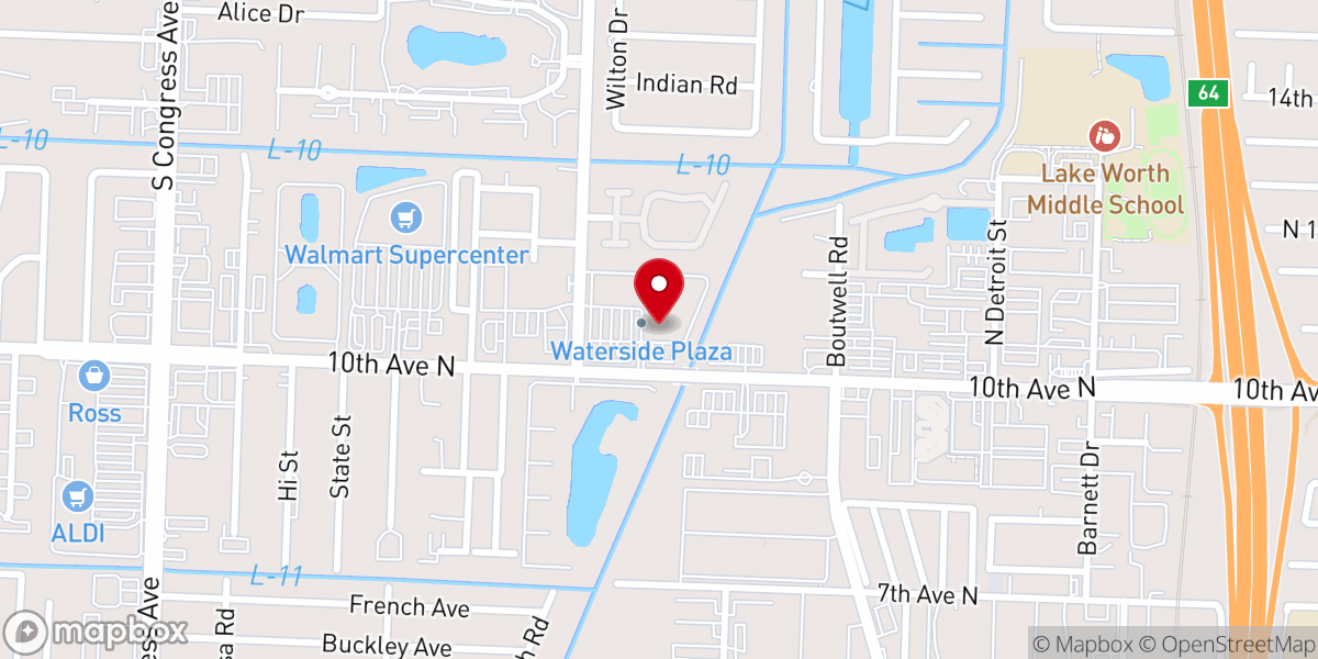 Map showing location of UNC Church / Un Nuevo Comienzo