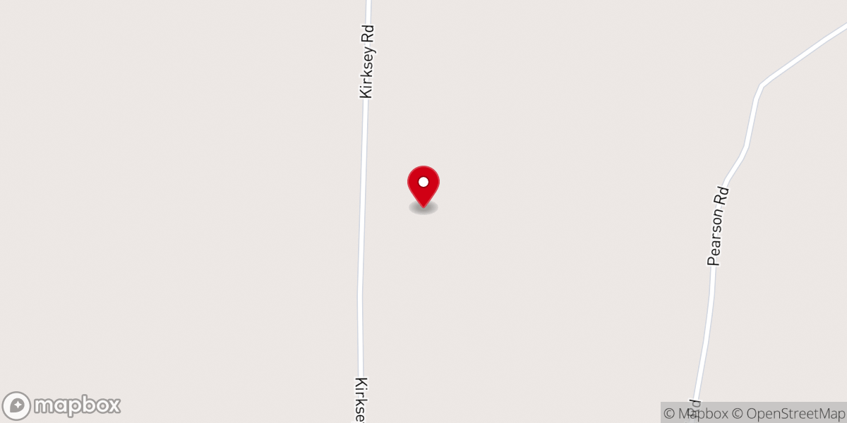 Map showing location of Kamp Kirksey: First United Methodist Church