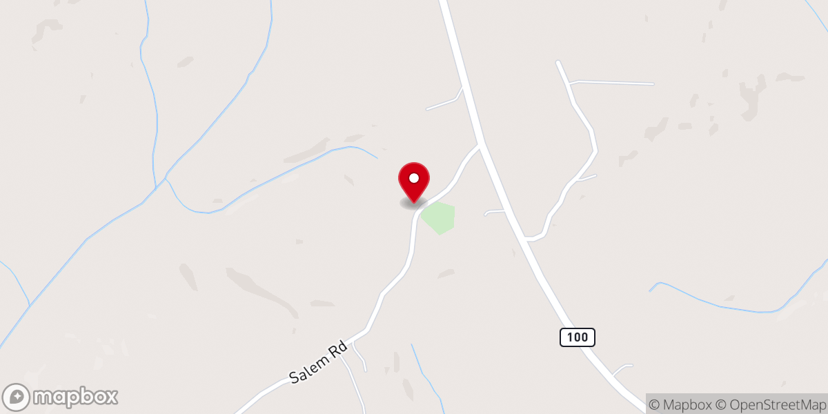 Map showing location of Salem Church, PCA