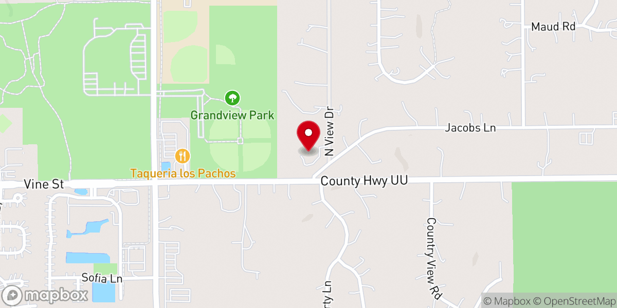 Map showing location of Willow Church