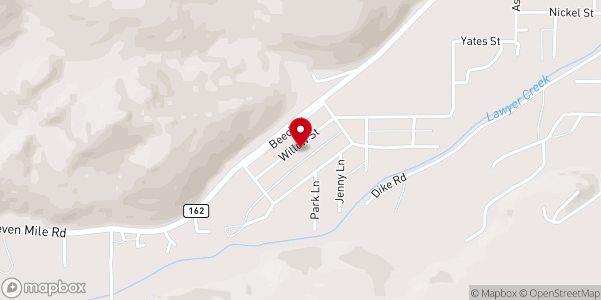 Map showing location of Kamiah Seventh-Day Adventist Church