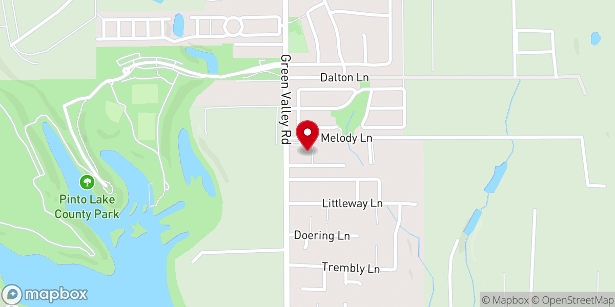 Map showing location of Christ the King Baptist Church