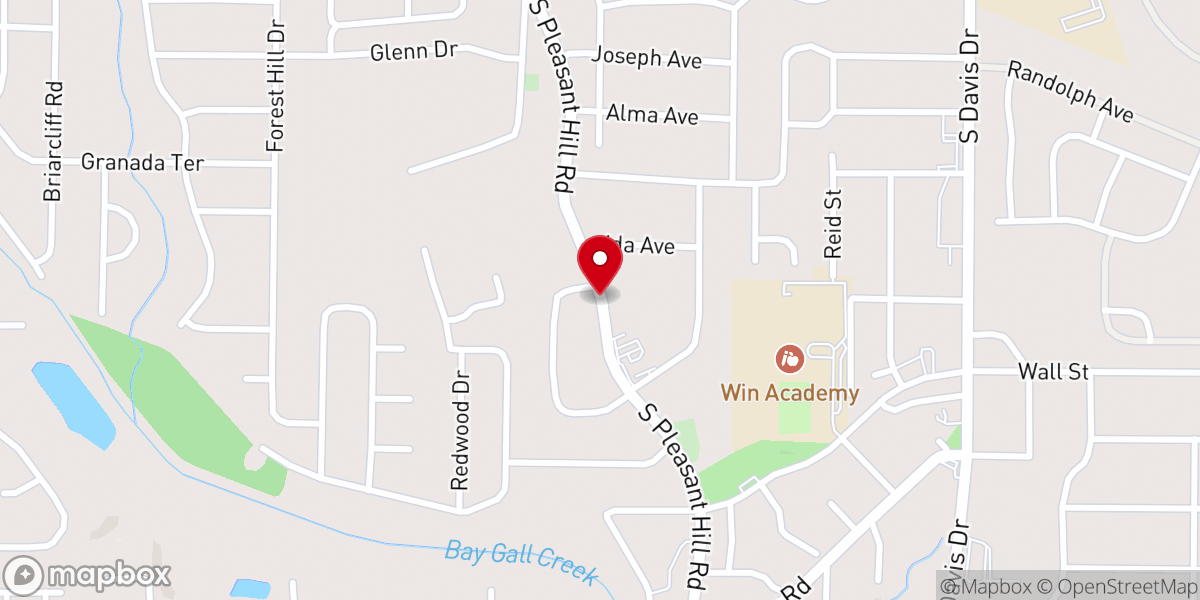 Map showing location of Abundant Life Church of God