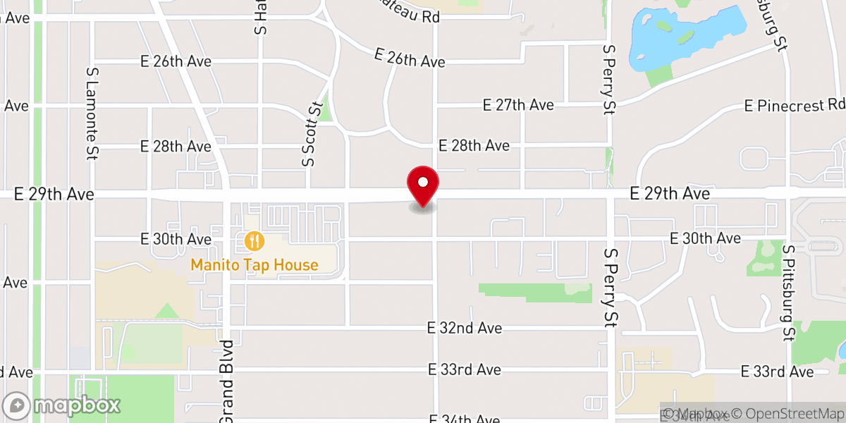 Map showing location of Sherman Hills Stewardship Ministries