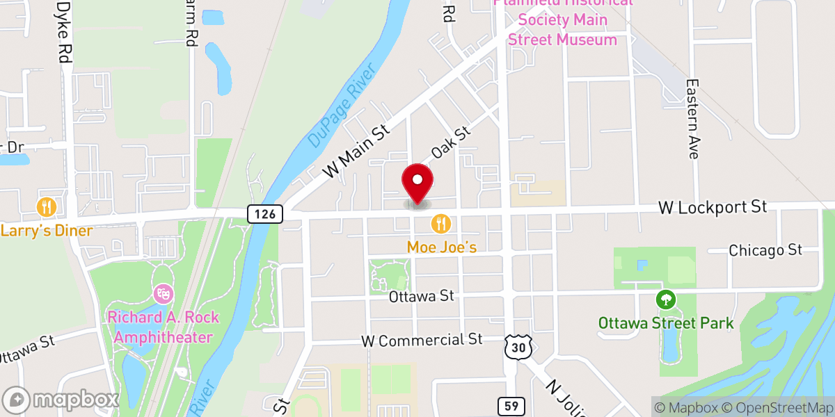 Map showing location of Masonic Block Building