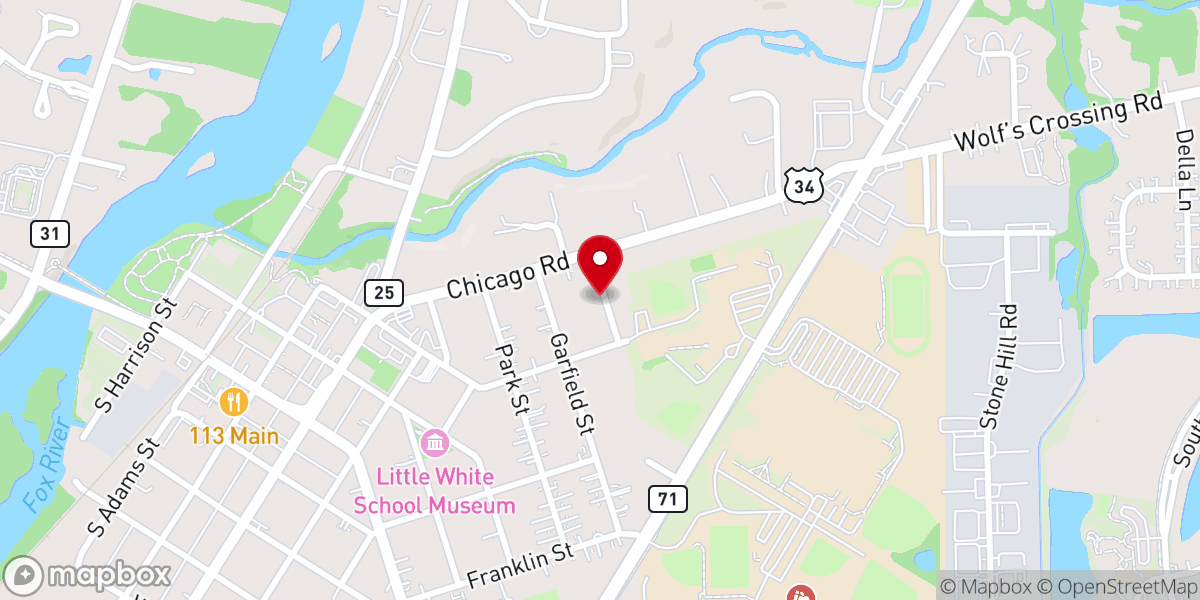 Map showing location of RCCG Kings Court