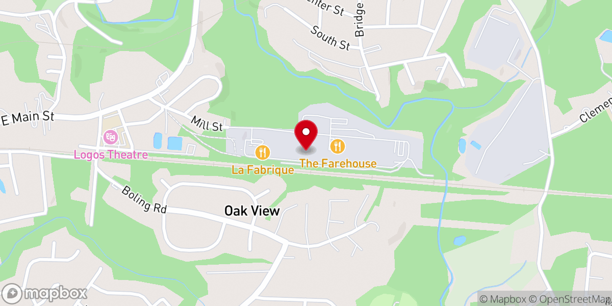 Map showing location of Taylors Mill