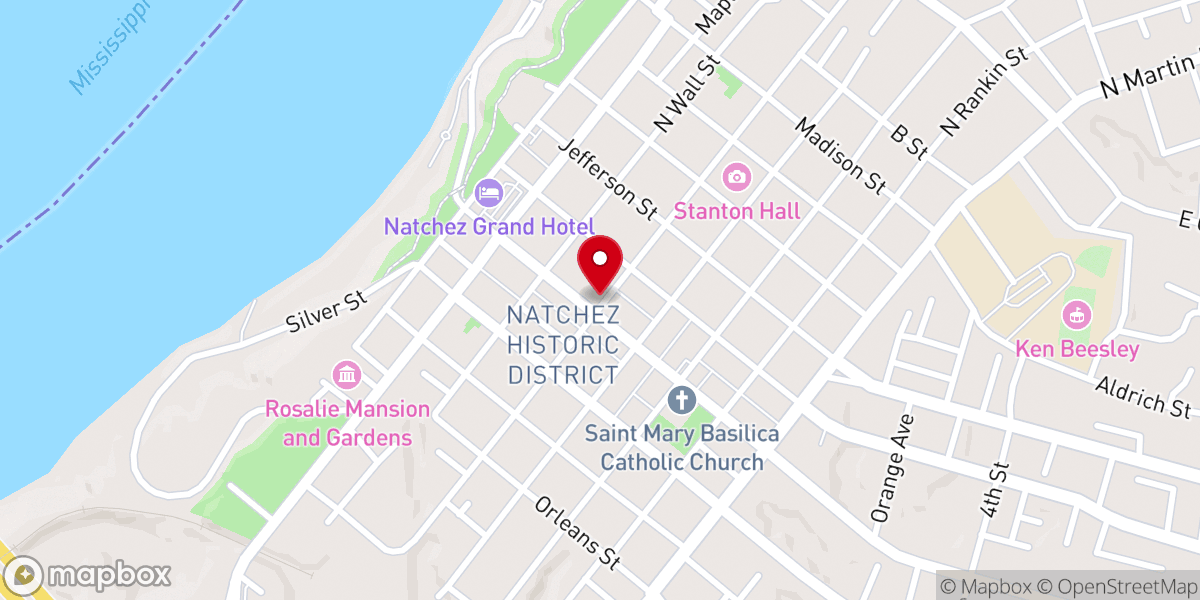 Map showing location of Mourning Dove Ministries