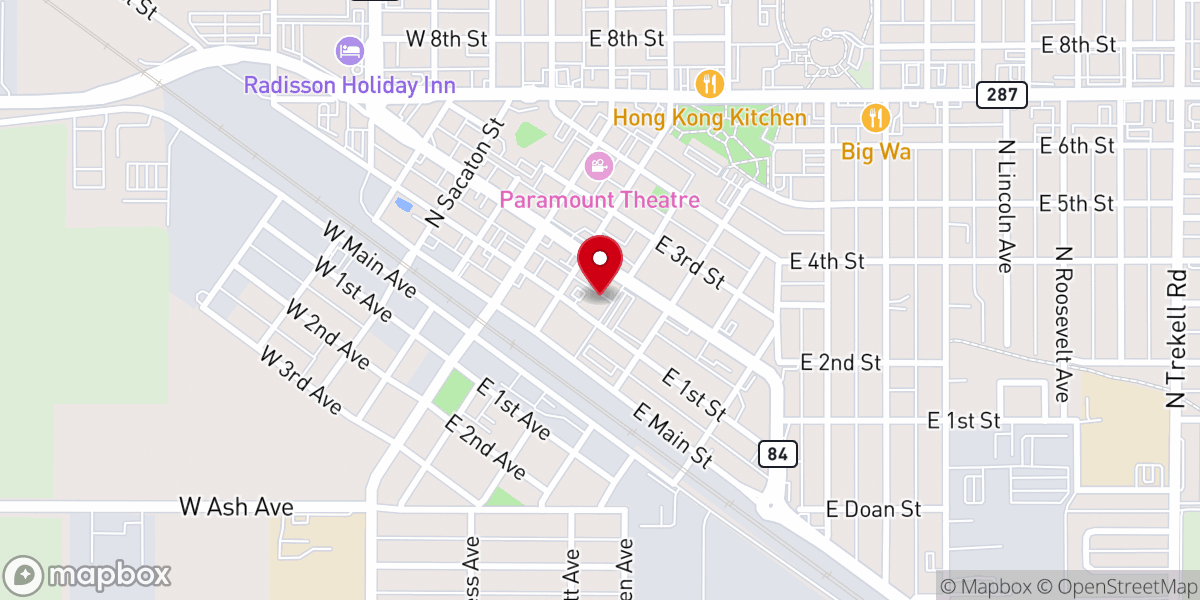Map showing location of Divine Mercy Chapel